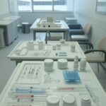 Clínica de enfermagem estética em Brasília, com equipamentos médicos, alertando para riscos graves no DF.