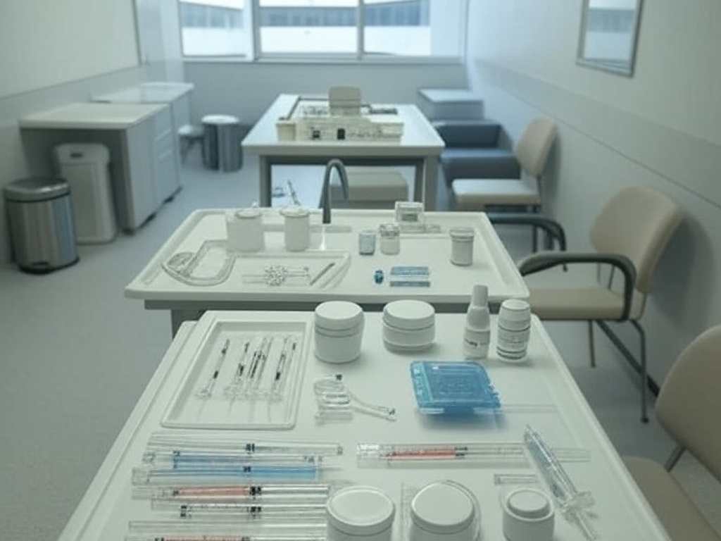 Clínica de enfermagem estética em Brasília, com equipamentos médicos, alertando para riscos graves no DF.