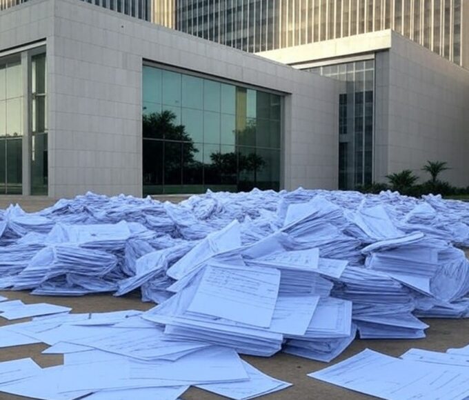 Fachada de banco em Brasília representando aporte emergencial do GDF ao BRB para cobrir prejuízos com Banco Master.