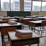 Fachada da Câmara Legislativa do DF com documentos simbólicos de lei contra abuso infantil, destacando falhas e sobrecarga.