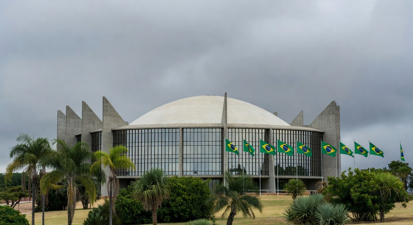 Edifício da CLDF em Brasília sob céu nublado, representando críticas à Procuradoria da Mulher por opacidade e ineficácia.