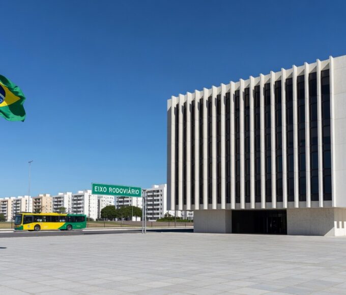 Edifício da PGR em Brasília, representando denúncia por importunação sexual contra ex-ministro.