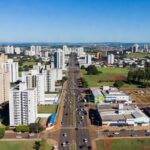 Vista panorâmica de Taguatinga, DF, representando audiência pública sobre lei de uso do solo.