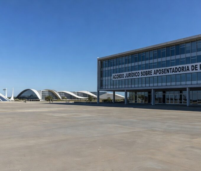 Edifício do TJDFT em Brasília simbolizando acordo de aposentadoria integral para professores do DF.