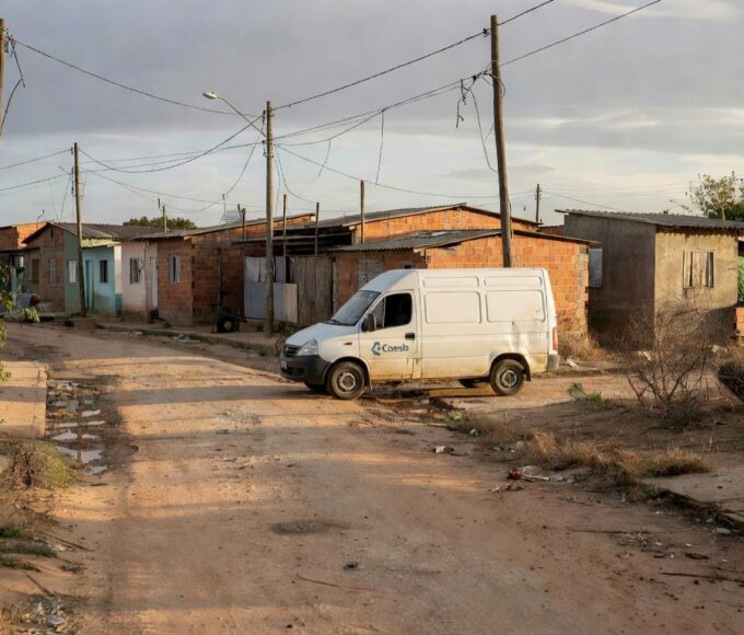 Van itinerante da Caesb destaca falhas no atendimento presencial em Brasília