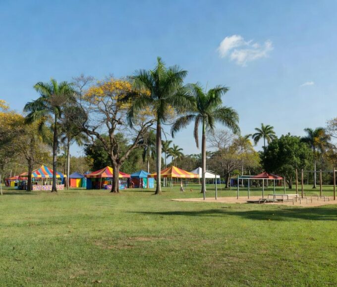 Parque em Taguatinga com estrutura para o evento Marotinga 2026
