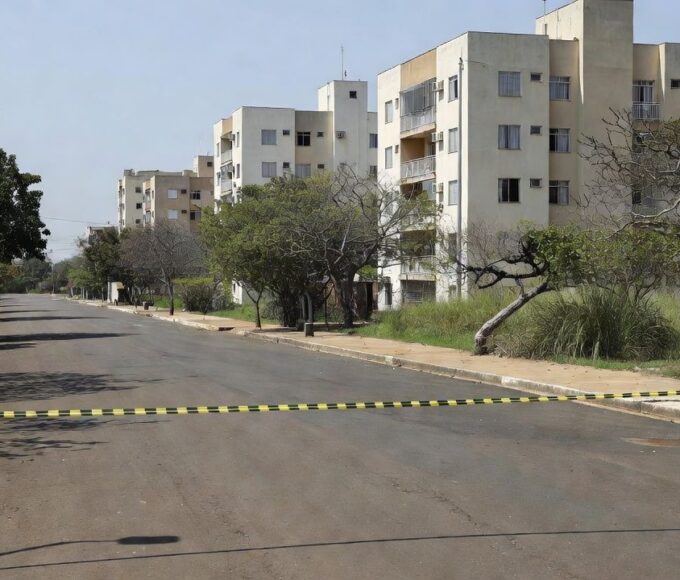 Rua em Taguatinga após discussão com tiroteio entre irmãos
