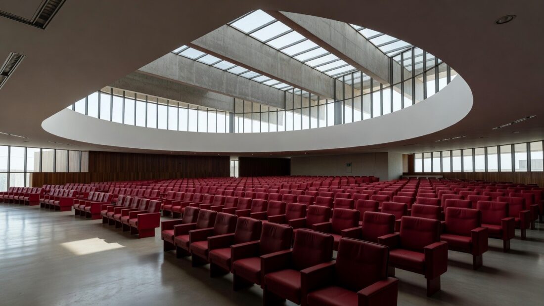 Edifício da Câmara Legislativa do DF em Brasília, Brasil