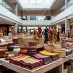 Loja de artesanato com peças brasileiras no Alameda Shopping em Brasília