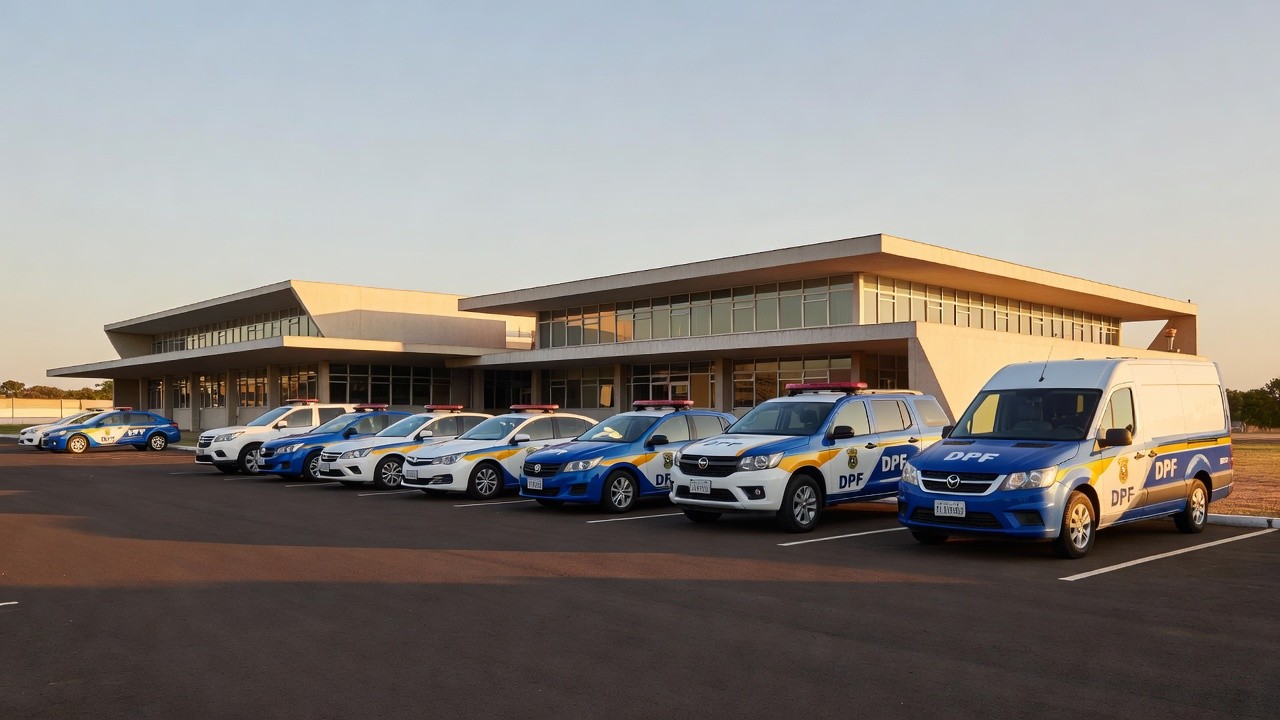 Fachada do Batalhão Valente da PMDF em Ceilândia, Brasília