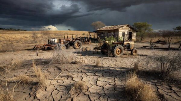 Paisagem rural brasileira com plantações representando empreendedorismo no campo