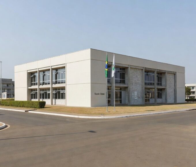 Escola pública brasileira com elementos de militarização no Distrito Federal