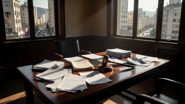Documentos de sociedade empresarial em tribunal brasileiro sobre condenação por agressão