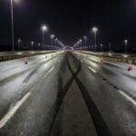 Rodovia EPTG no Guará, Brasília, cena de acidente