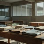 Escola pública no DF representando lei sobre salários de professores