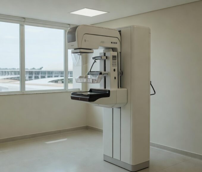 Equipamento de mamografia em clínica do SUS no Distrito Federal
