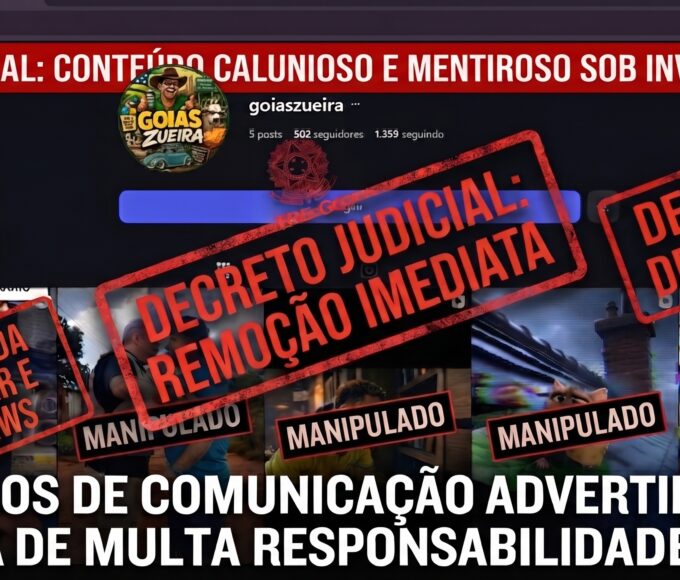 Desembargadora do TRE-GO manda remover deepfakes contra candidato Cristóvão Tormin