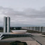 Vista de Brasília com Congresso Nacional, legado de Lucio Costa