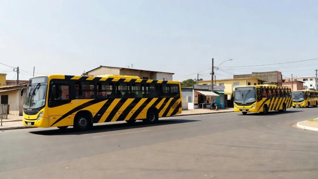 Novos ônibus zebrinhas Viação Marechal em operação em Ceilândia e Taguatinga