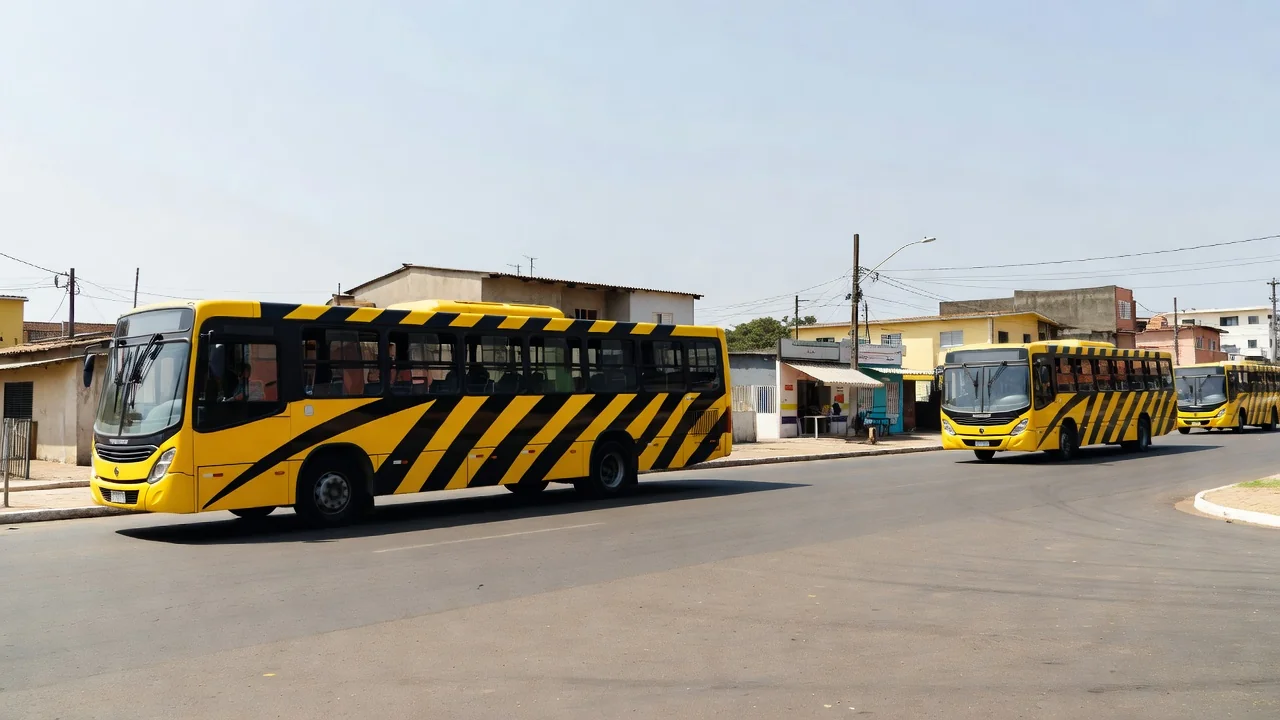 Novos ônibus zebrinhas Viação Marechal em operação em Ceilândia e Taguatinga