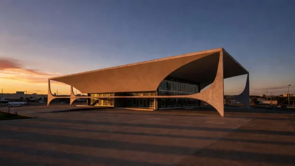 Palco vazio em casa de rock de Brasília representando mulheres invisibilizadas