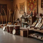 Nascida em Olinda (PE) e moradora do Paranoá (DF), Martinha do Coco combina referências das culturas populares de sua terra natal com as vivências no Cerrado (foto: Davi Mello)