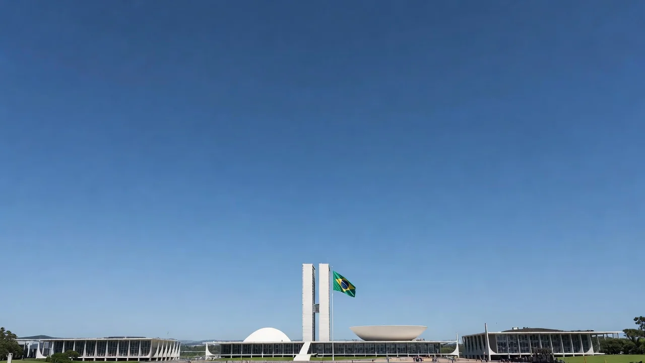 Céu de Brasília sem drones durante desfile de 7 de Setembro