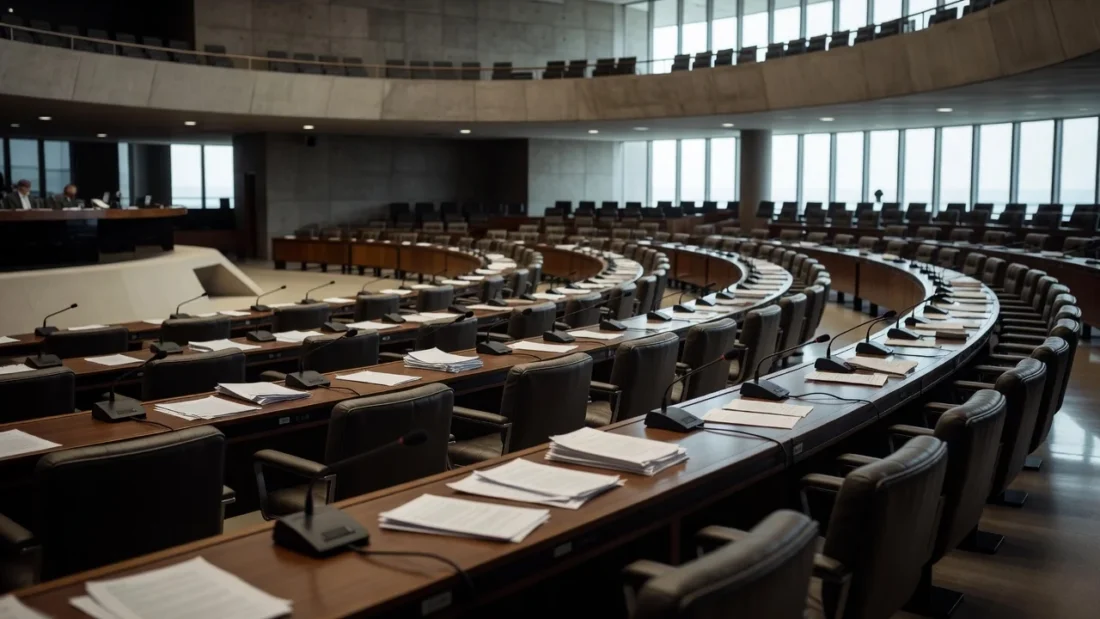 Câmara Legislativa do DF com portas fechadas em Brasília