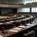 Câmara Legislativa do DF com portas fechadas em Brasília