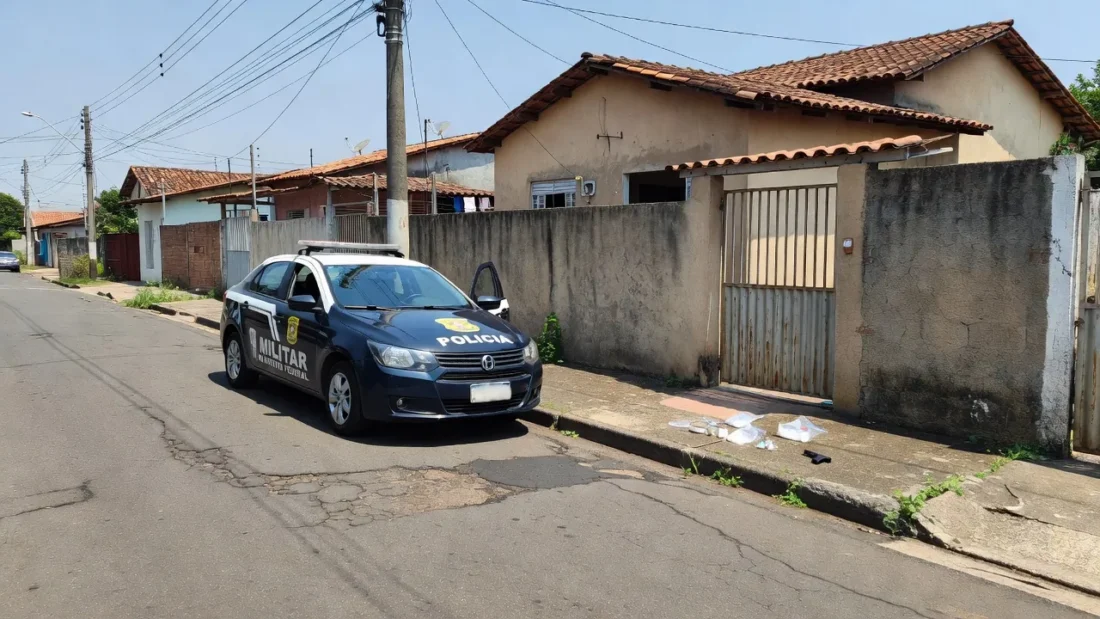 Viatura da PMDF em operação contra tráfico de drogas em Taguatinga