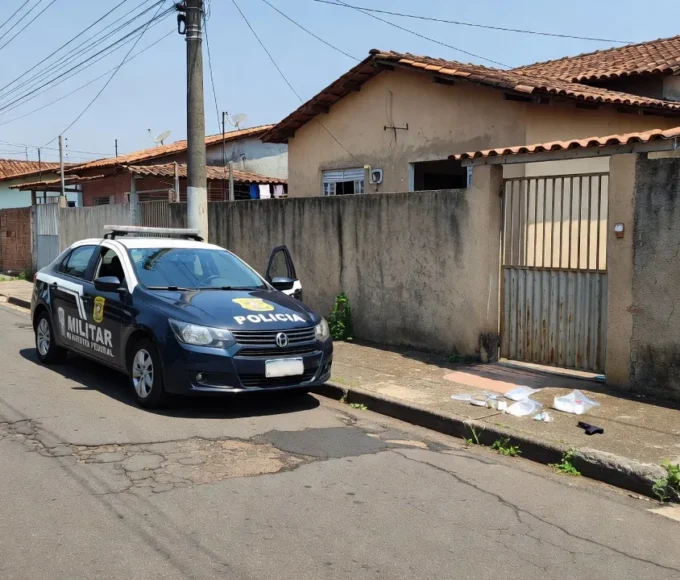 Viatura da PMDF em operação contra tráfico de drogas em Taguatinga
