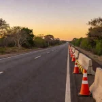 Reversão experimental na marginal da BR-040 pelo DER-DF