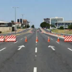 Faixas exclusivas fechadas em avenida de Brasília pelo DER/DF