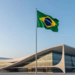 Edifício do Tribunal Superior Eleitoral em Brasília, DF