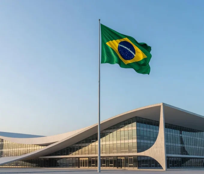 Edifício do Tribunal Superior Eleitoral em Brasília, DF