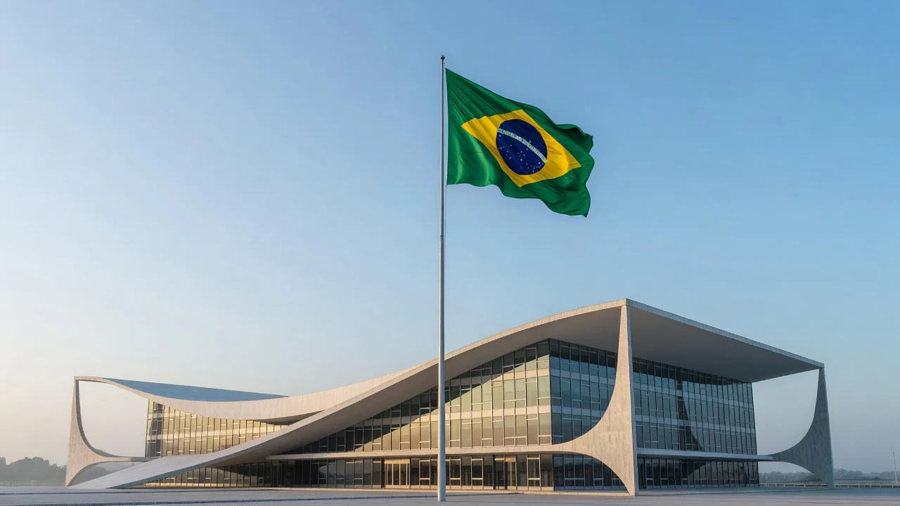 Edifício do Tribunal Superior Eleitoral em Brasília, DF